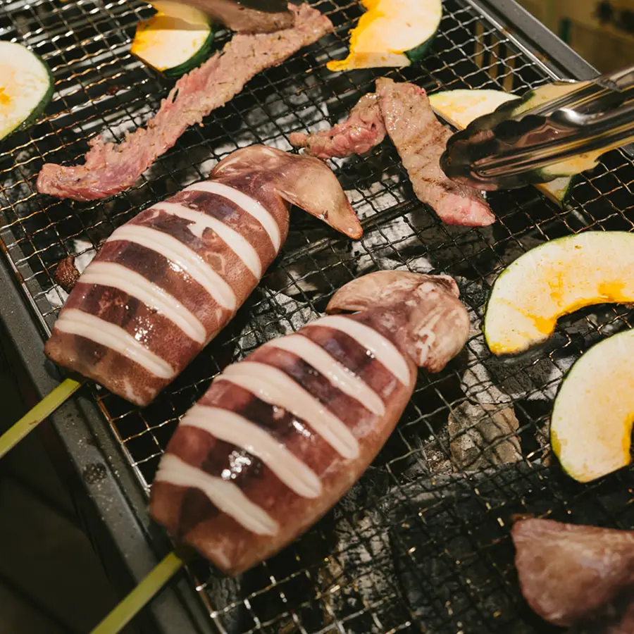 写真：レンタルショップテツ・バーベキューセット