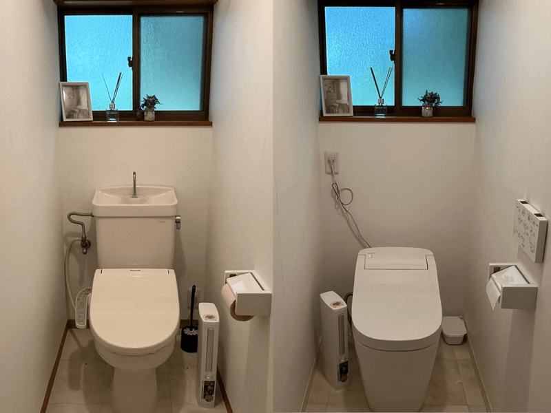 写真：伊豆大島の素泊まり釣り宿「Guesthouse TETSU（ゲストハウステツ）」のトイレ